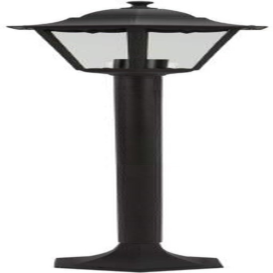 Lampada da Terra Esterno Alluminio Nero E27 125cm | Piantana Classica