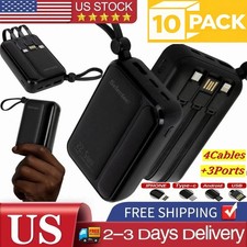 10X Power Bank Charging Portable External Battery Backup Fr Phone Laptops Tablet