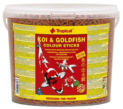 Tropical Koi & Goldfisch Colour Sticks 5000ml Futter für Koi und Golsfische