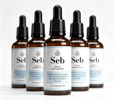 1-5 pack Seb Natural Calming Serum Body Skin Liquid Fast-Absorbing Calming Drop