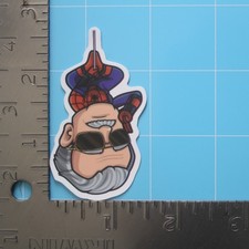 Marvel Universe Sticker SPIDER-MAN STAN LEE MCU Superheroes, Gloss PVC Decal