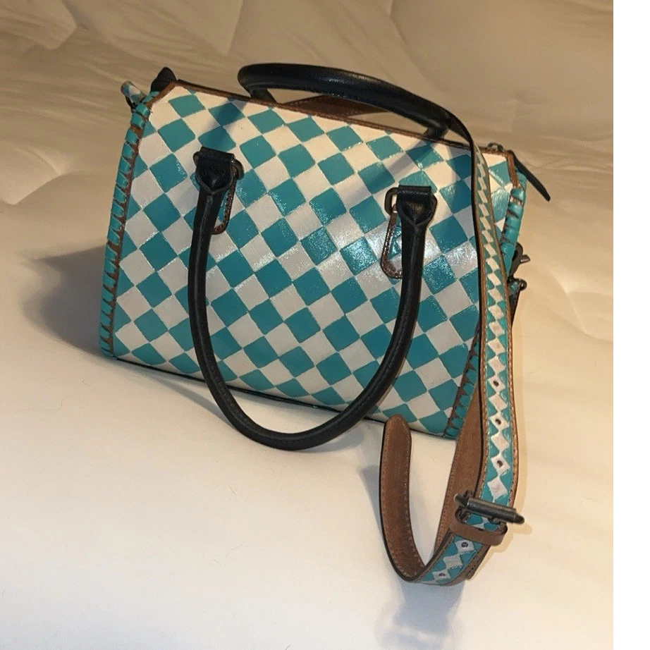 Leather Exterior Checkered Bags & Handbags for Women for  display picture 1