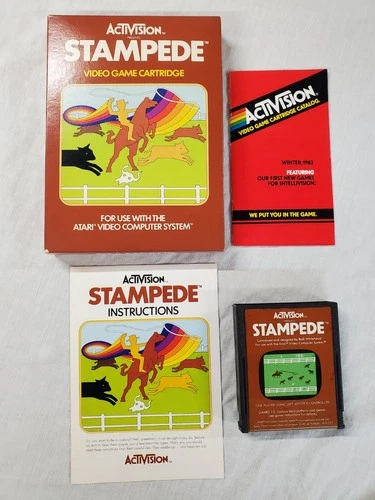 Stampede for  Atari 2600 Complete In Box CIB Tested