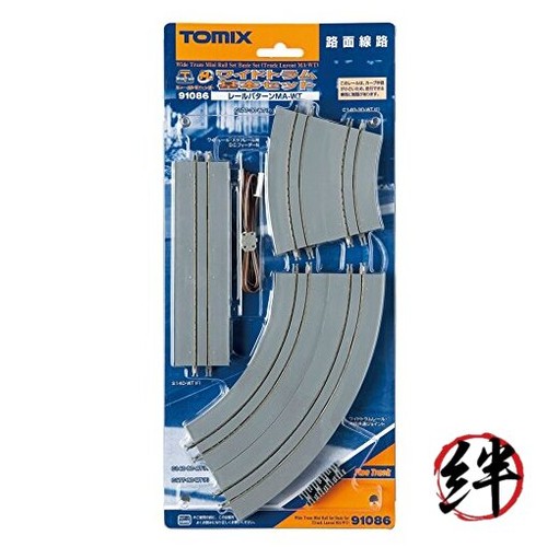 TOMIX Spur N Wide Tram Mini Rail Set Basic Set MA-WT Muster 91086 Modell | Zustand: Neu