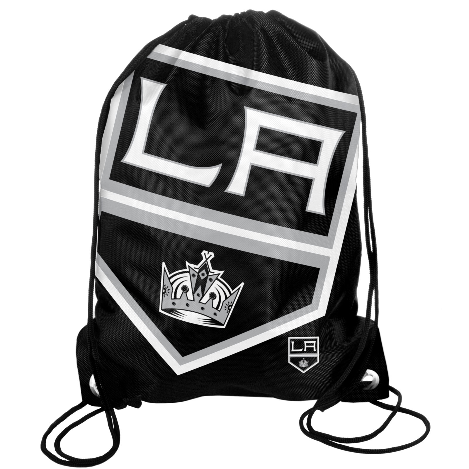 LA Los Angeles Kings Back Pack/Sack Drawstring Bag/Tote NHL backpack BIG LOGO