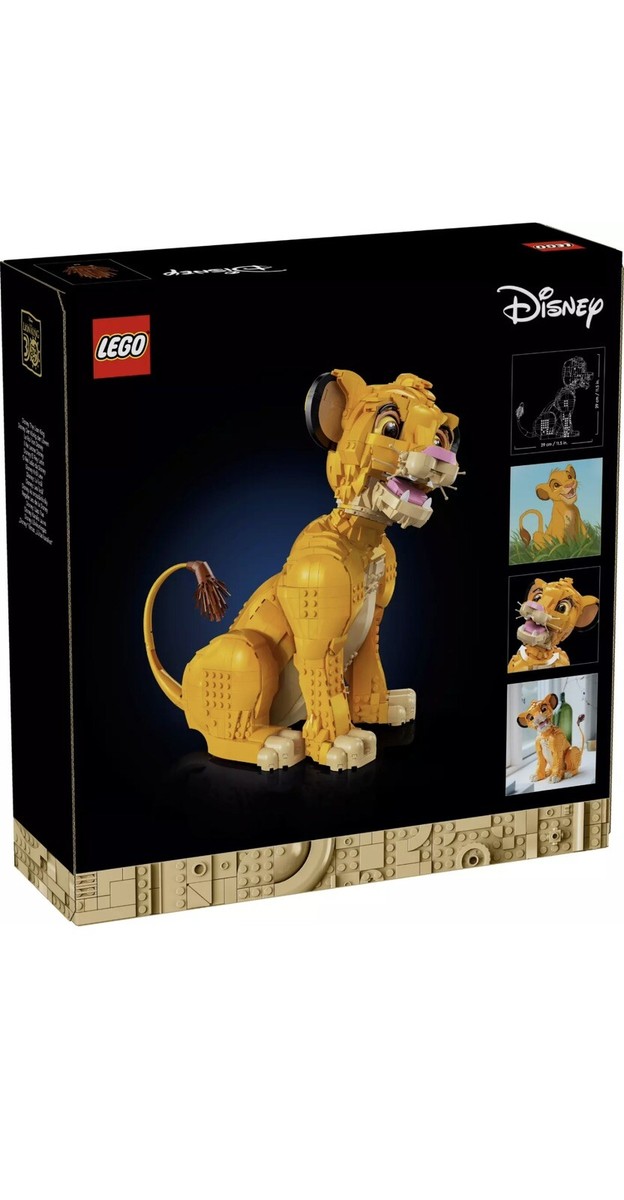 Lego 43247 Disney The Lion King: Simba Buildable Figure New Sealed
