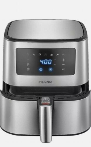 Insignia- 5 Qt. Digital Air Fryer - Stainless Steel new open box Thumbnail Picture