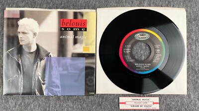 BELOUIS SOME Animal Magic (Remix) / Aware Of You 45 +PS Capitol B-44056 UNPLAYED