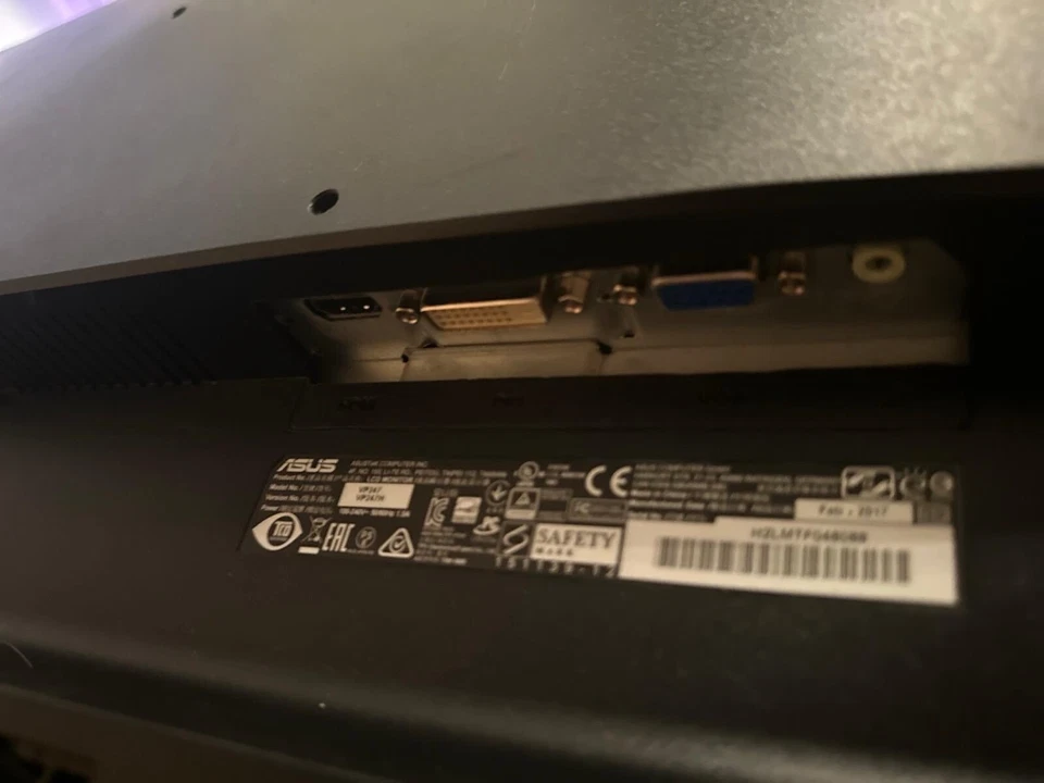 ASUS VG245H 24 Zoll Full HD TN - Schwarz - Bild 3 von 3