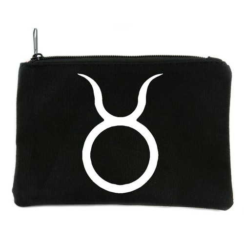 Zodiac Taurus Sign Cosmetic Makeup Bag 
