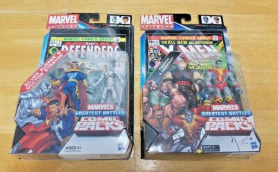 Marvel Universe ~ Comic Packs ~ Dr Strange ~ Silver S ~ Colosus ~ Juggernaut~LOT