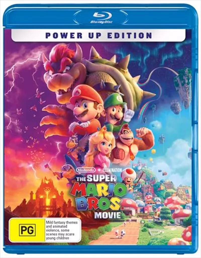 Super Mario Bros. Movie Power Up Edition Blu-ray + DVD + Digital