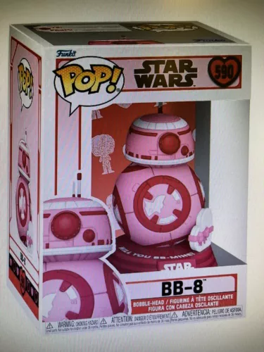 Funko Pop! Disney Star Wars ValentineS DAY BB-8 #590 NEW
