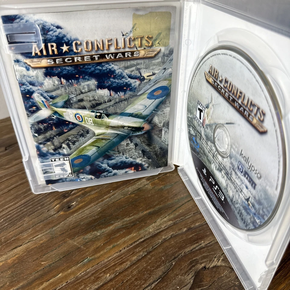 Air Conflicts: Secret Wars Sony PlayStation 3, 2011 Complete CIB Rare PS3 Move - Image 3 of 3