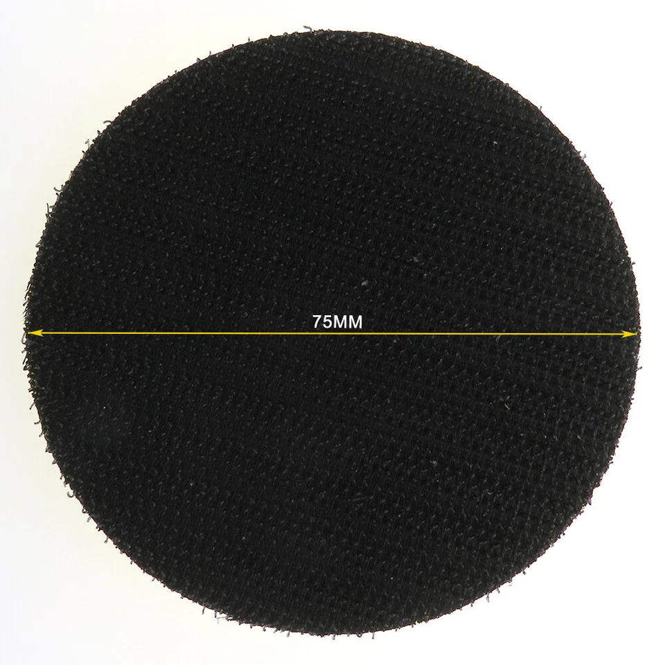 3'' 75mm Hook and Loop Backing Pad 5/16'' Thread For Air Sander Sadning Discs - Image 3 of 4