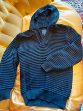 Wormland Autark Herren Strick-Hudi Schwarz Gr L