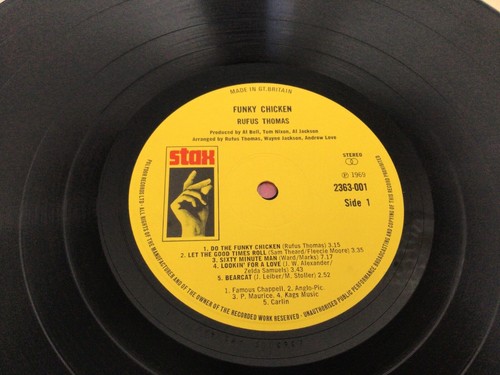 Rufus Thomas - Do The Funky Chicken vinyl LP album, reissue, stereo - Picture 4 of 6