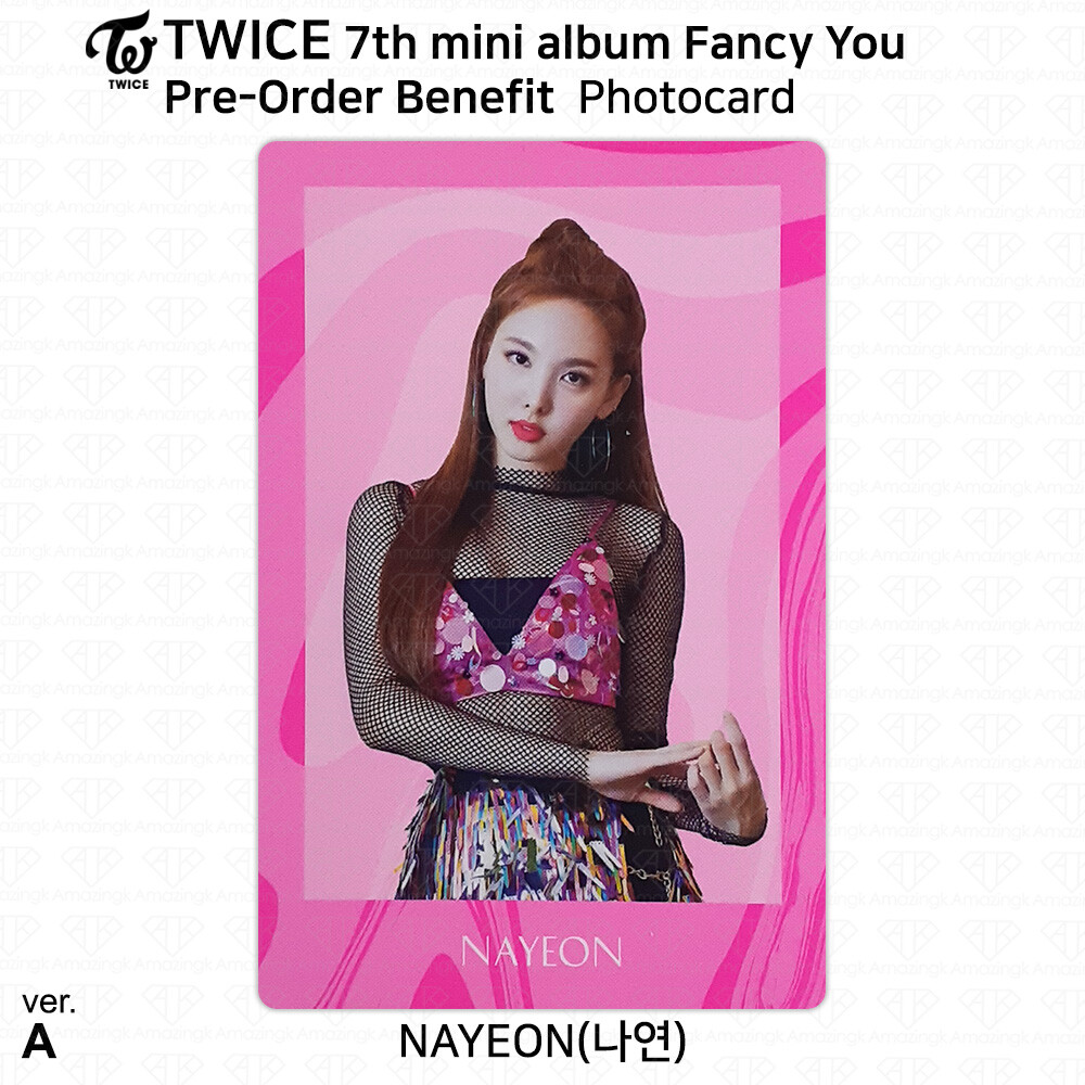 TWICE 7th Mini Album Fancy You Official Photocard Preorder Benefit