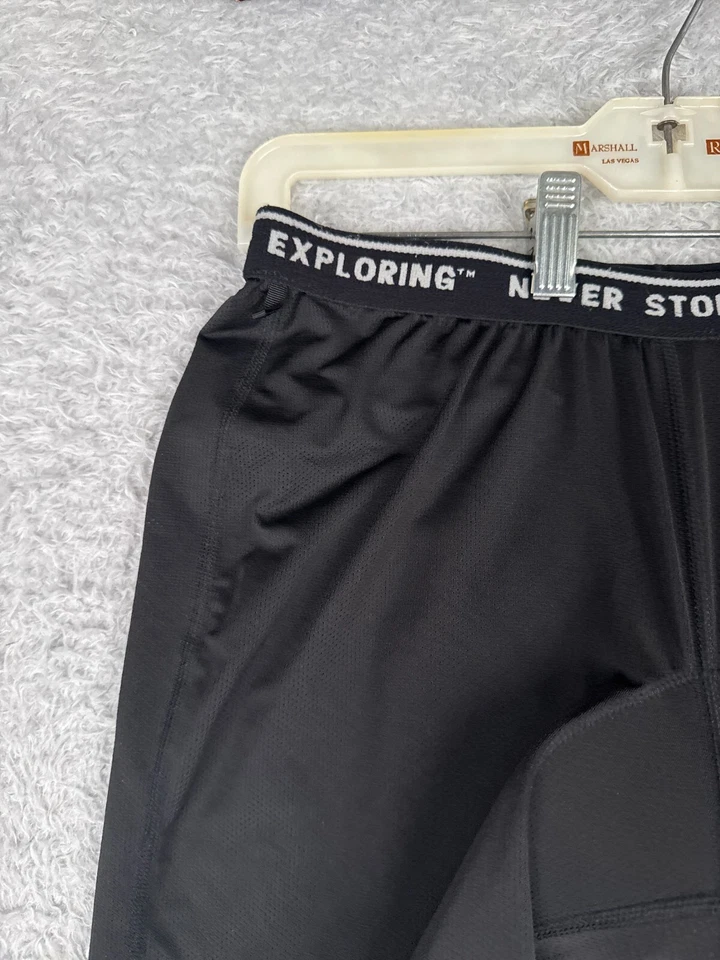 Pantalones Cortos de Ciclismo The North Face Hombres 34 Forro Negro Poliéster Mezcla Spandex Acolchados Foto 4 de 4