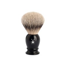 M HLE CLASSIC Silvertip Badger Luxury Natural Shaving Brush Large Black