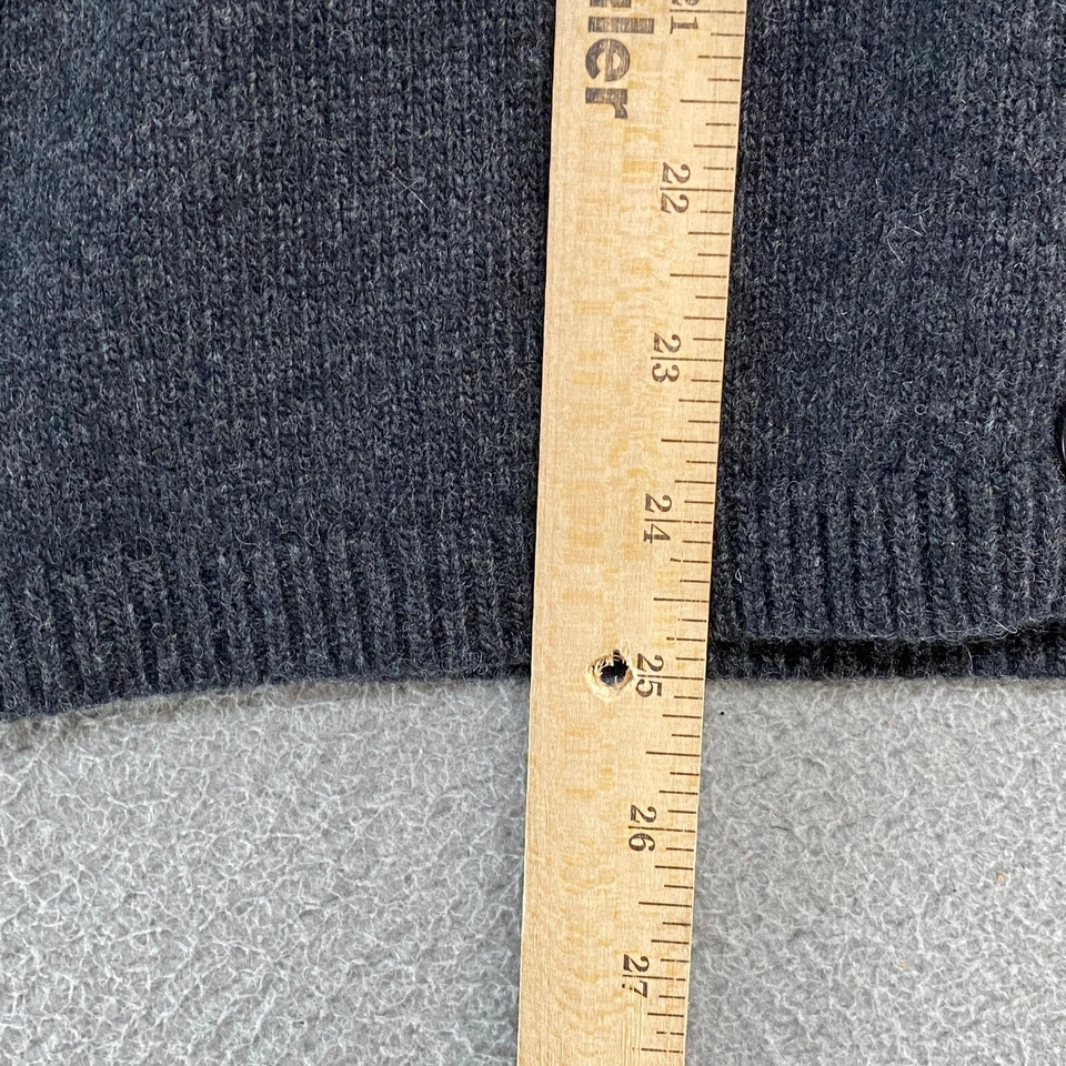 Ralph Lauren Cardigan Sweater Womens PL Wool Cashmere Angora Faux Fur Collar - Image 4 of 4