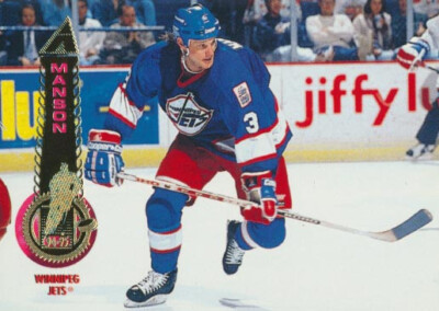 1994-95 Pinnacle #51 DAVE MANSON - Winnipeg Jets