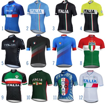Italy Cycling Jersey Short Bib Italia Bike Shirt Clothes Bicycle Cyclist Wear