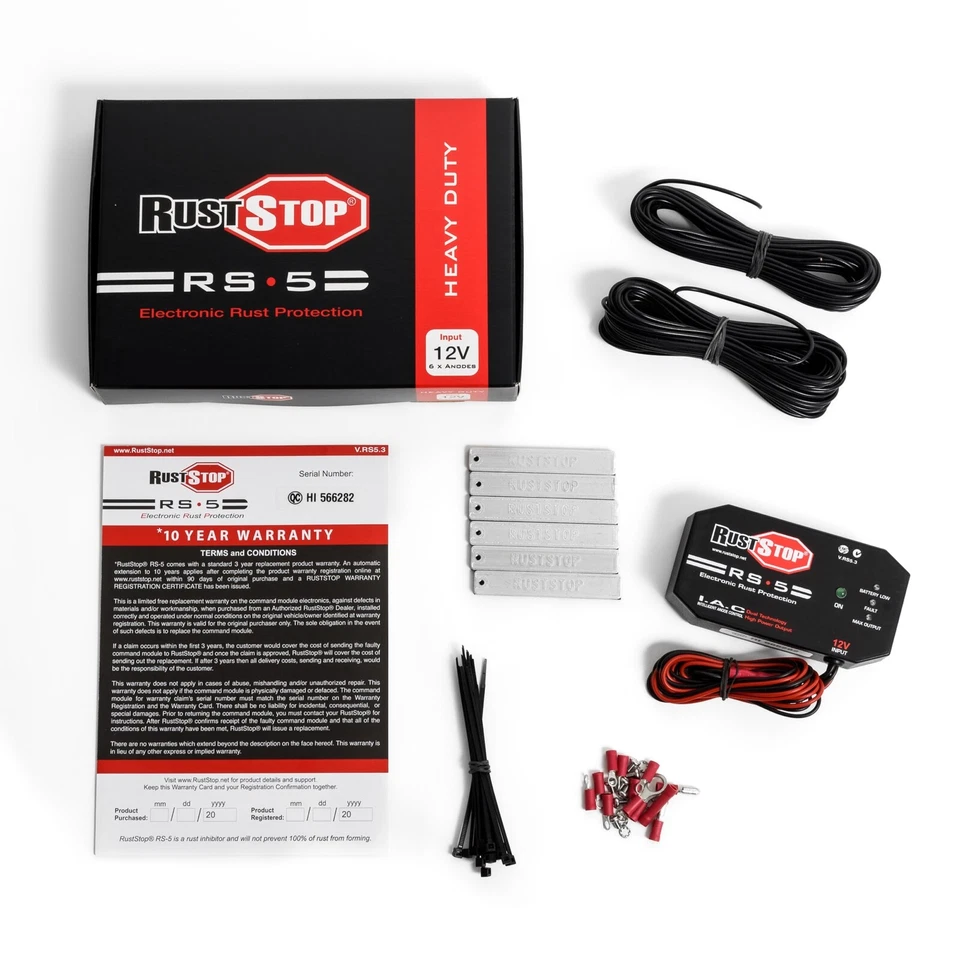 RustStop RS-5 - HEAVY DUTY Electronic Rust Protection for 4WD and Large Vehicles - image 2 of 4