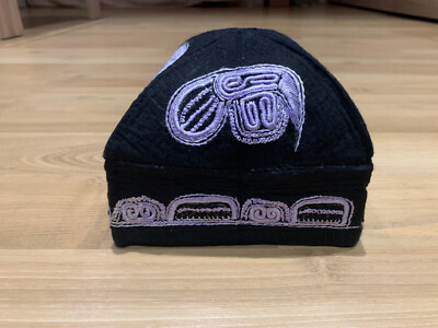 Uzbek Hat Cap Kufi Islamic Tubeteika Needlepoint Handmade