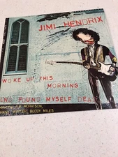 Jimi Hendrix "Woke Up This Morning and Found Myself Dead" 1981 Vinyl Record EX