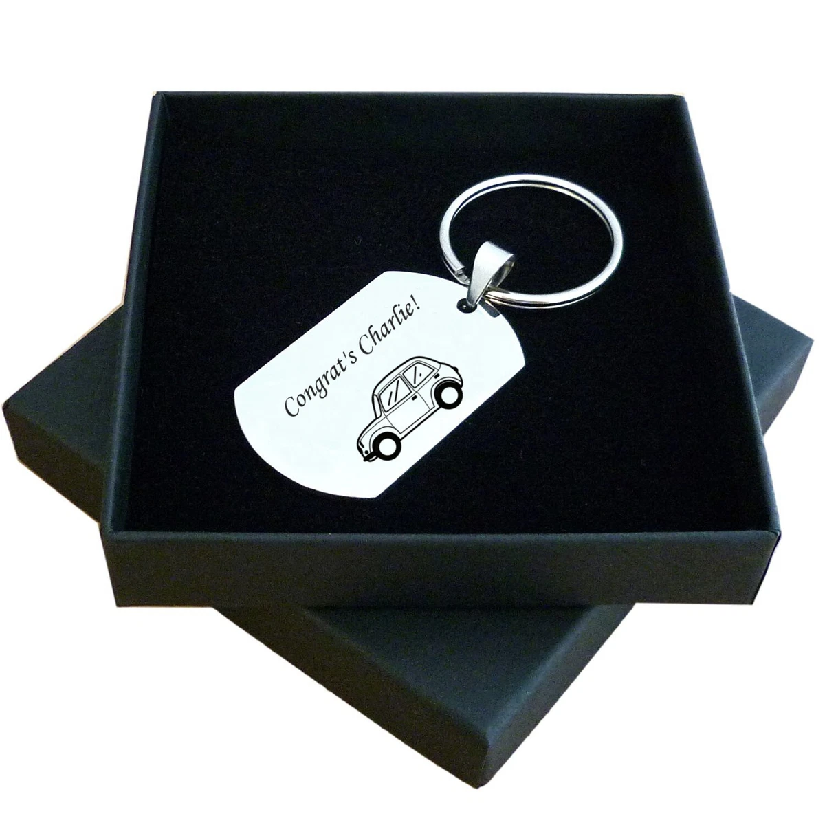 Engraved car hotsell keyring