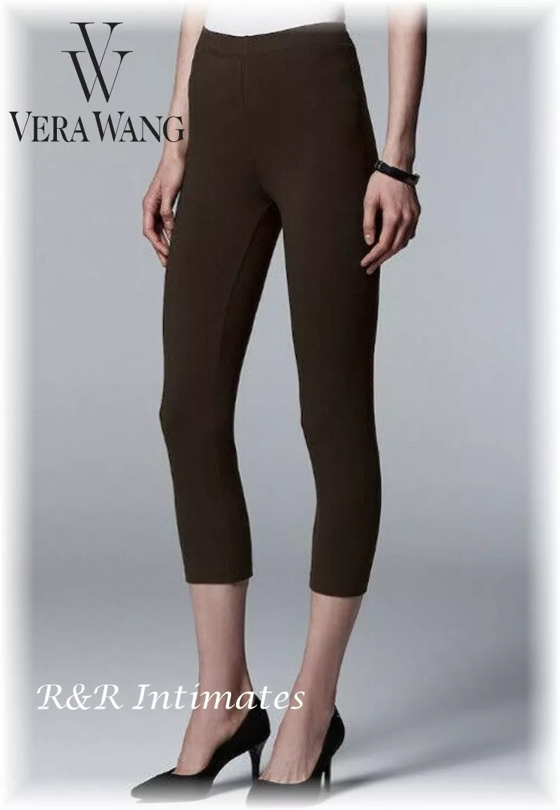 Simply Vera Vera Wang Smart Temp Cotton Capris, Chocolate, Size