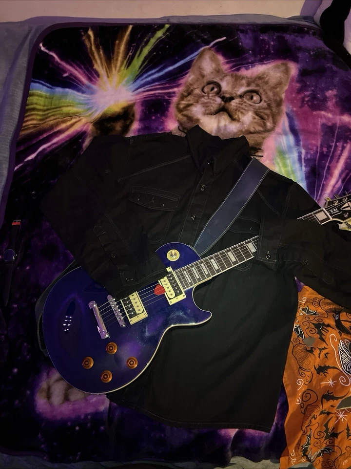 Shrine De Oppressor Liber Manga Larga Puro Ennegrecido Hecho en Hollywood EE. UU. Cal Foto 2 de 4