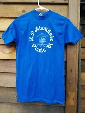 Vintage 80s T-shirt HP Hewlett Packard Company Picnic Avondale PA S-M 