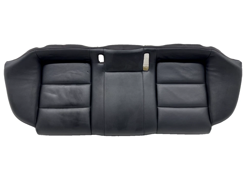 2006-2011 AUDI A6 C6 ALMOFADA DE ASSENTO DE COURO PRETO INFERIOR TRASEIRA AQUECIDA FABRICANTE DE EQUIPAMENTO ORIGINAL - Imagem 4 de 4