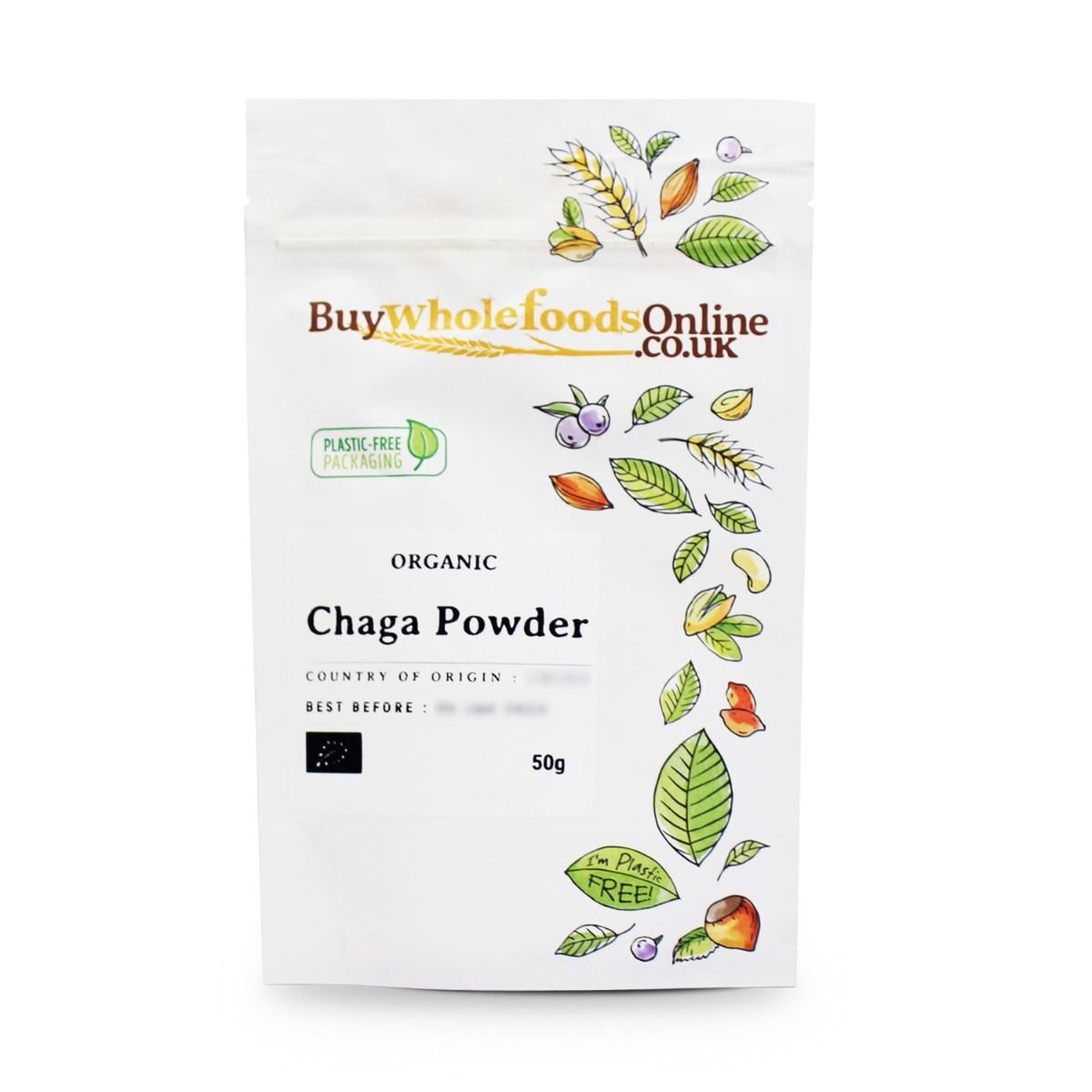 Organic Chaga Mushroom Powder 50g | BWFO | Free UK Mainland P&P