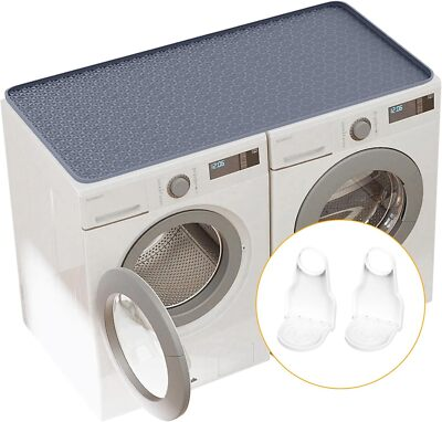 #ad #ad 51.2quot;x25.6quot; Large Washer Dryer Covers Fits Top amp; 2 Laundry Detergent Cup Holder $44.44