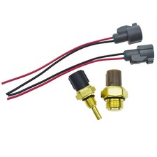 4Pcs Engine Coolant Fan Temperature Sensor Sw...