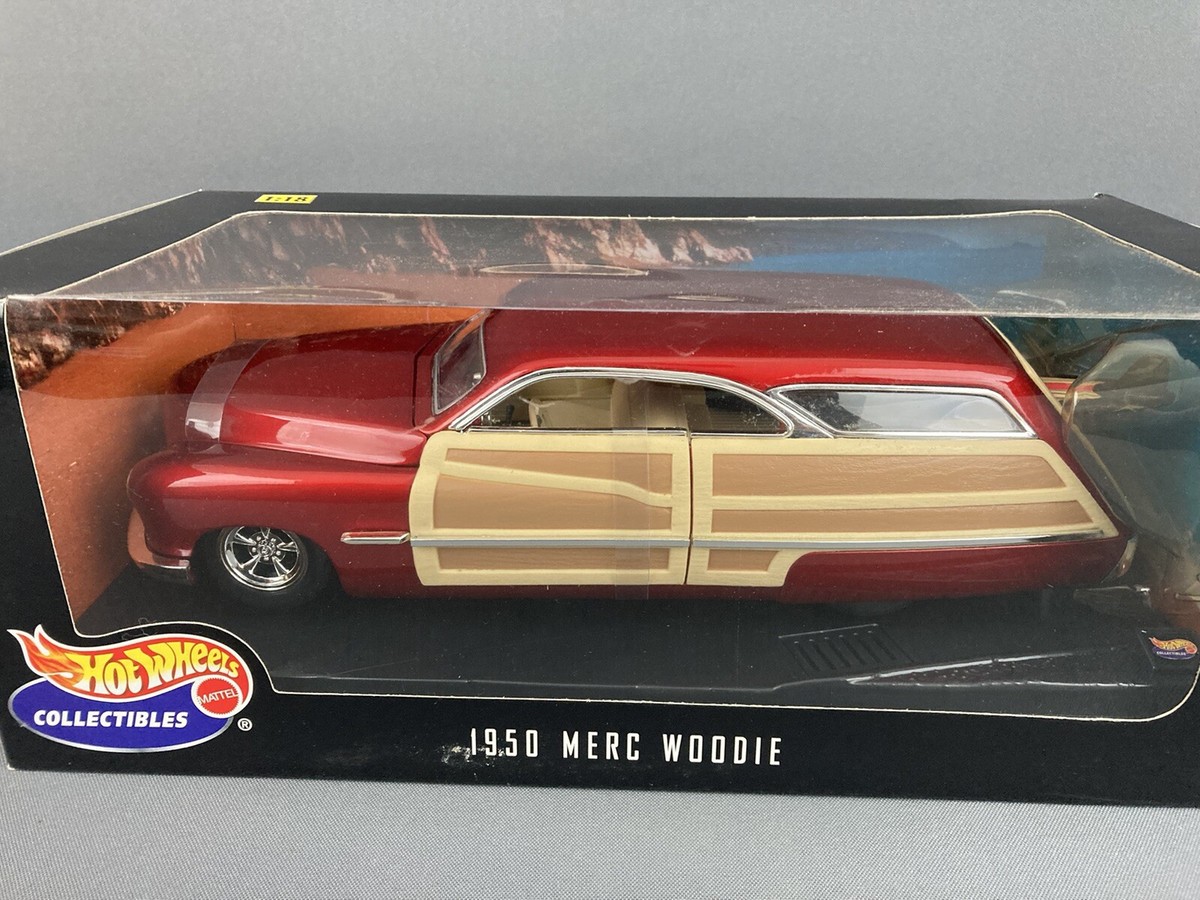 1950 MERC マーキュリー　ワゴン　ウッディー　ホットホイール Amazon.com: Hot Wheels 1950 Merc Woodie 1:18 : Toys & Games