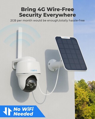 Reolink 4G LTE Überwachungskamera Outdoor Wireless, 2K+ 5MP PTZ ohne WLAN Überwachungskamera