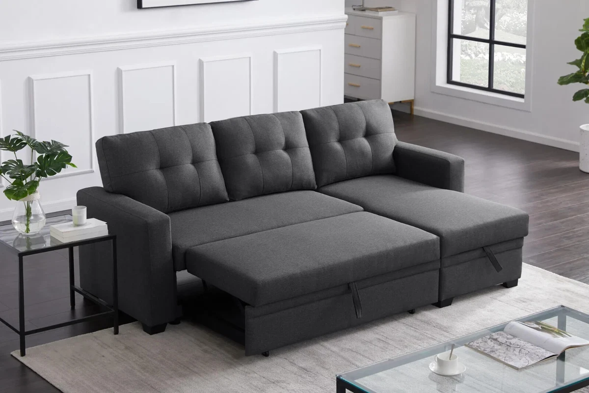 Fold outlet out sectional