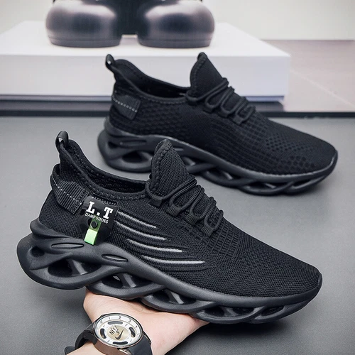 Herren Slipper Laufschuhe Atmungsaktiv Leicht Mode Rutschfest Turnschuhe - Bild 13 von 27