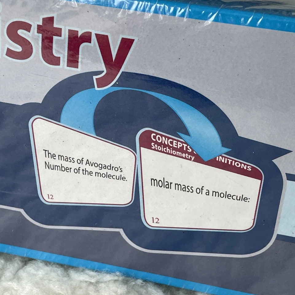 NIB SparkNotes Chemistry Flash Cards - 1000 Cards - Quick Study Sealed!! - Image 3 of 4