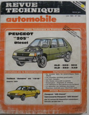 Revue technique Peugeot 205