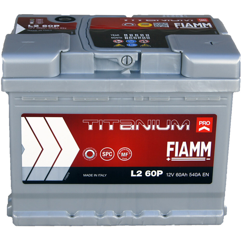 Batteria Auto Fiamm Titanium 60Ah - Affidabile E Duratura Per Veicoli