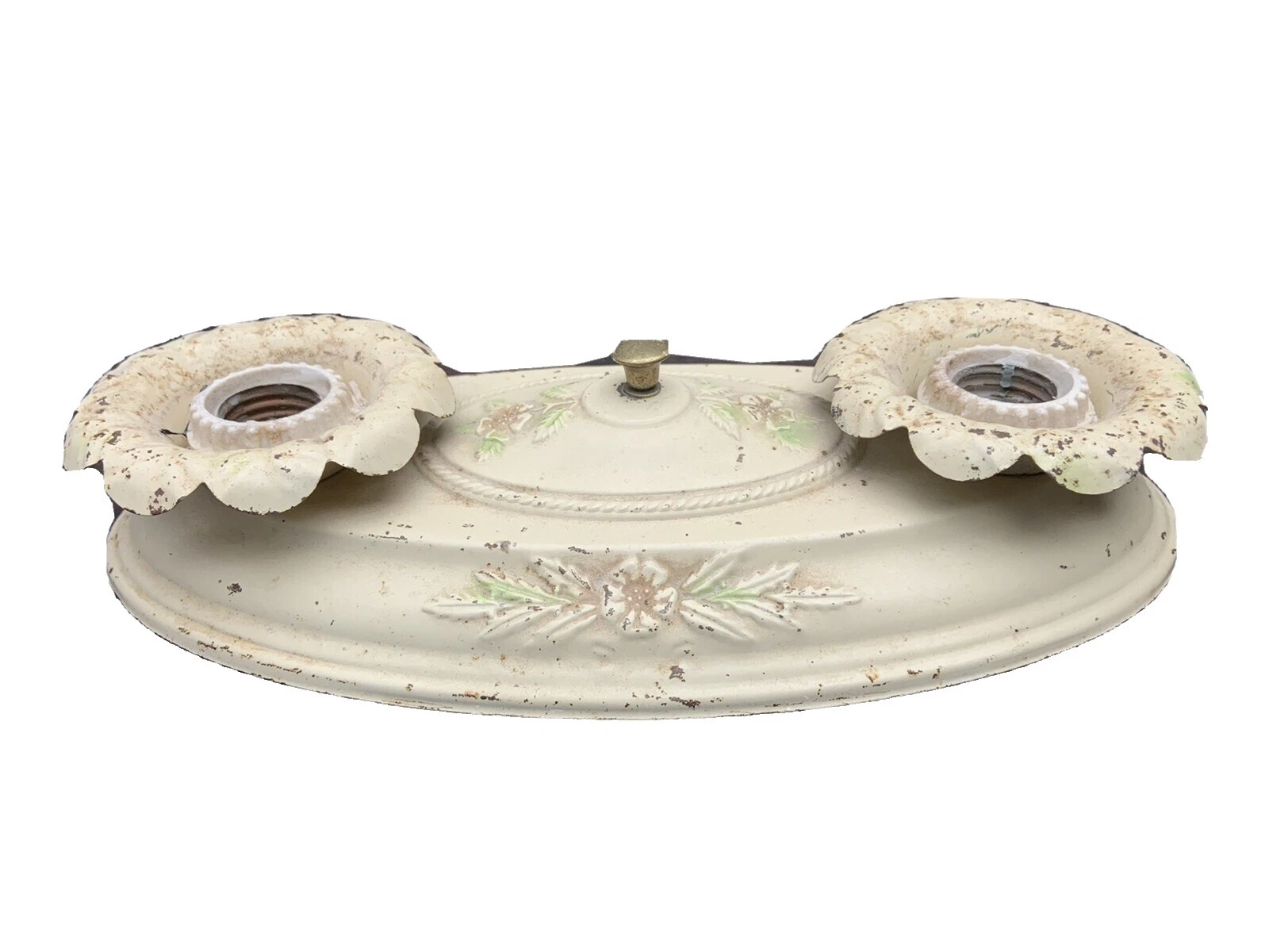 Metal Blanco Art Deco Antigüedades arquitectónicas y para Jardín