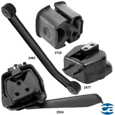 Engine Motor Mounts & Insert of Manual Trans Mount 4Pcs Set for Pontiac J2000