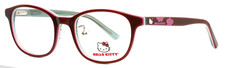 HELLO KITTY HK285 3 Burgundy Girls Kids Round Full Rim Eyeglasses 45-17-125 B:36