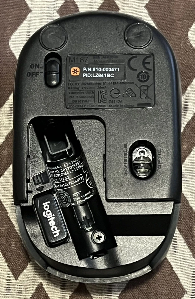 logitech m187 wireless mini mouse - Image 4 of 4