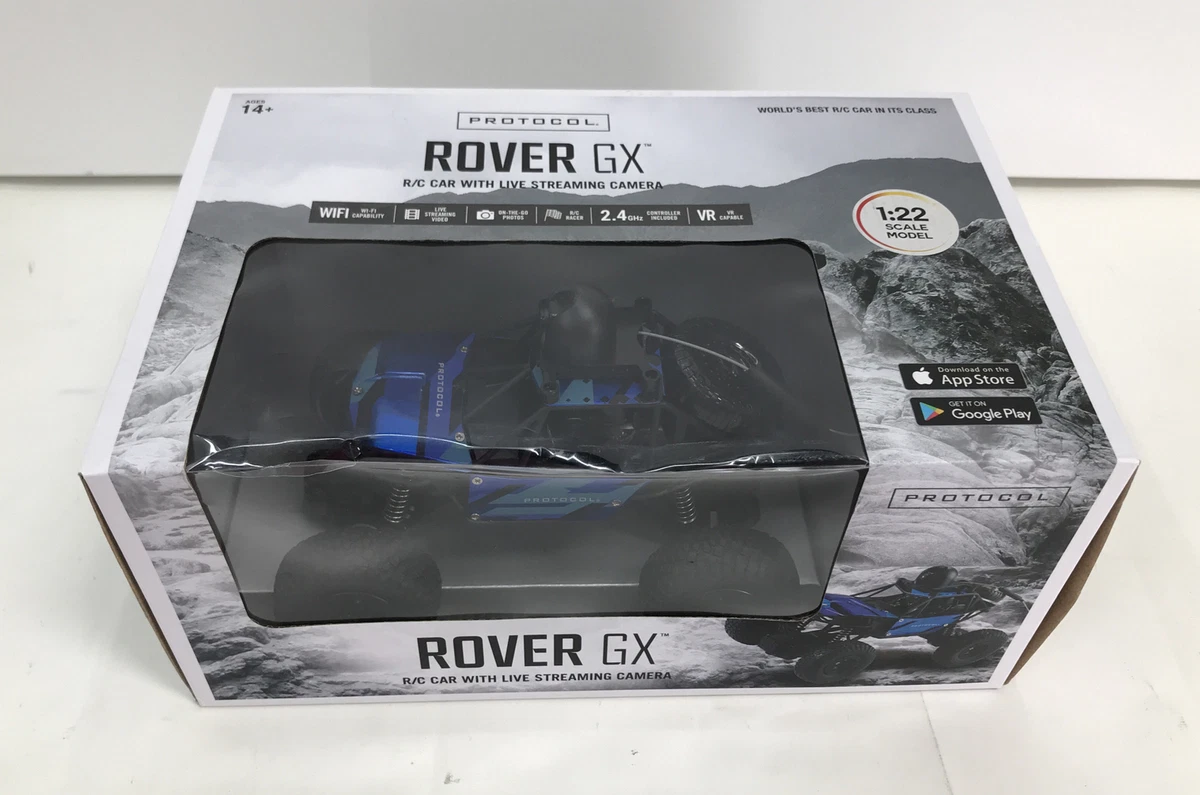Protocol Rover GX Remote Control Car with Live Streaming Camera 1 22 Scale Blue